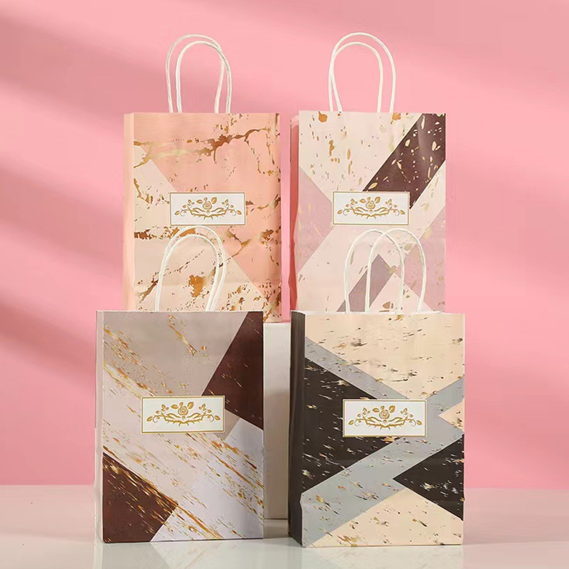 Shopping Product Packaging Kraft Paper Packaging Bags